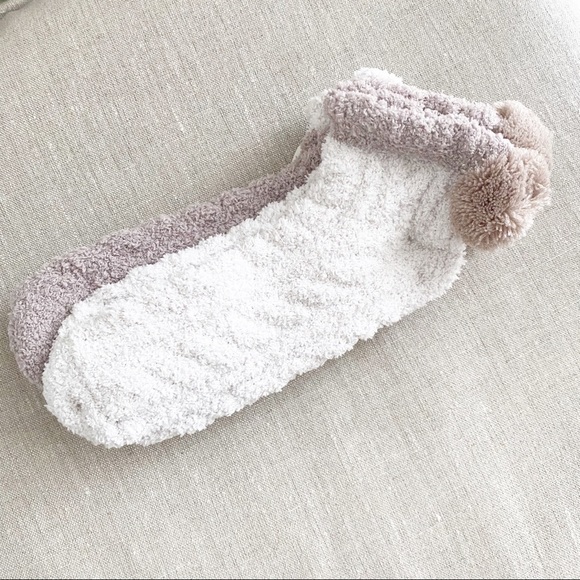 Anthropologie X Lemon Pom Cable-Knit Socks set - Picture 6 of 6